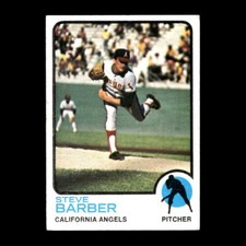 Steve Barber 1973 Topps California Angels #36 R303 1