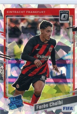 2023-24 Donruss Optic Prizm Rated Rookie Cracked Ice FARES CHAIBI No. 197!