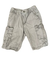 boys cargo shorts size 12 gray