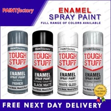 Tough Stuff Enamel Spray Paint Matt Gloss for Car Wood Metal Plastic  400ml - E3