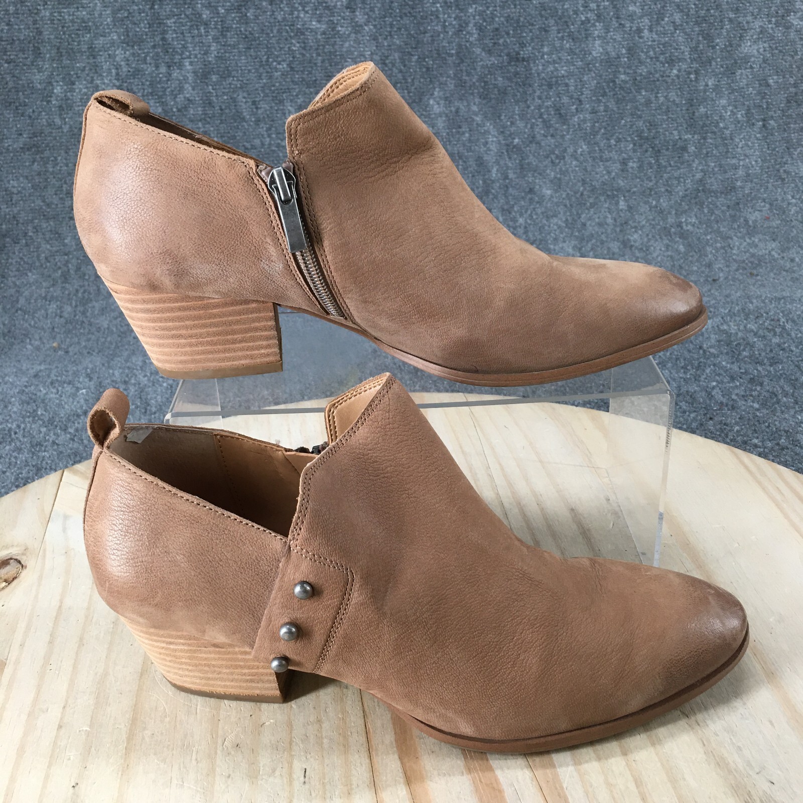 Brown Boots Franco Sarto Suede Ankle Boots Ankle Boot Franco Sarto