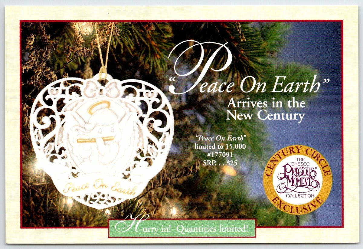 ピースオブアース Precious Moments Peace on Earth Ornament Vintage 4
