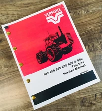 Versatile 835 855 875 895 935 950 Tractor Service Manual Repair Shop Technical