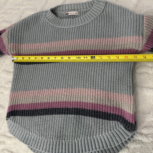 SO Girls 12 Years Old Sweater streth Multicolor Sweatshirt - Picture 5 of 6