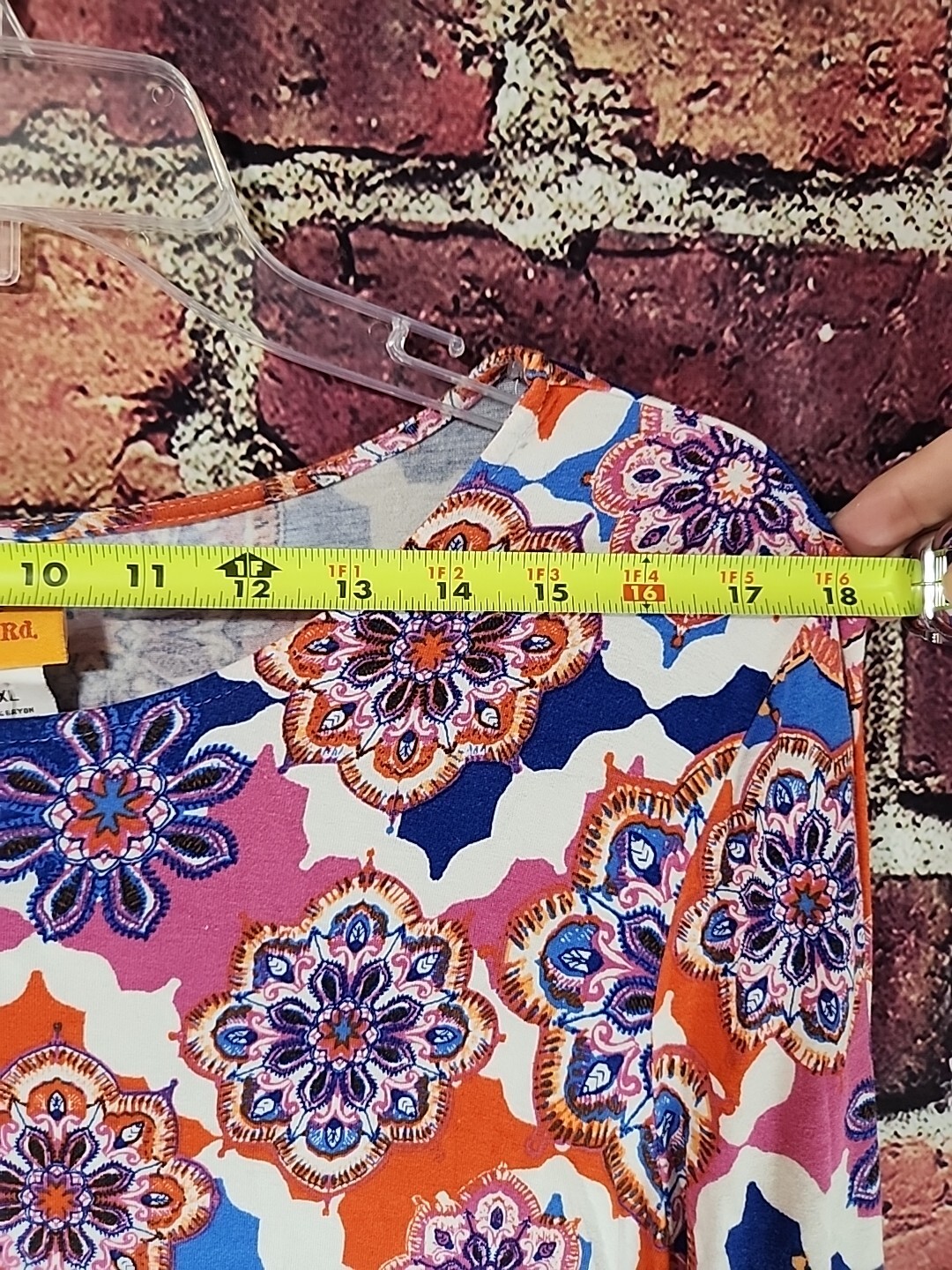 Ruby Rd. Womans Blouse Top Multicolor Geometric X… - image 5