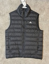 Image of Adidas Vest Full-Zip Up Vest Black Golf Training Vest