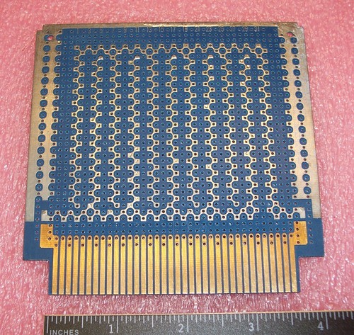 QTY (1) 4066-5 VECTOR ZIG-ZAG-BORD UNPOPULATED LOGIC BOARD GOLD FINGERS NOS - Picture 2 of 2