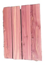 4 Pcs. Aromatic EASTERN RED CEDAR 1/2 x 3" x 24" KILN DRY Sanded All 4 Sides