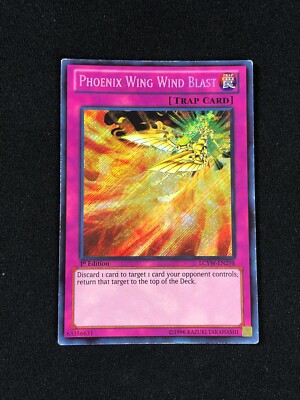 YUGIOH PHOENIX WING WOIND BLAST LCYW-EN298 1ST SECRET PLAY/EDGEWARE