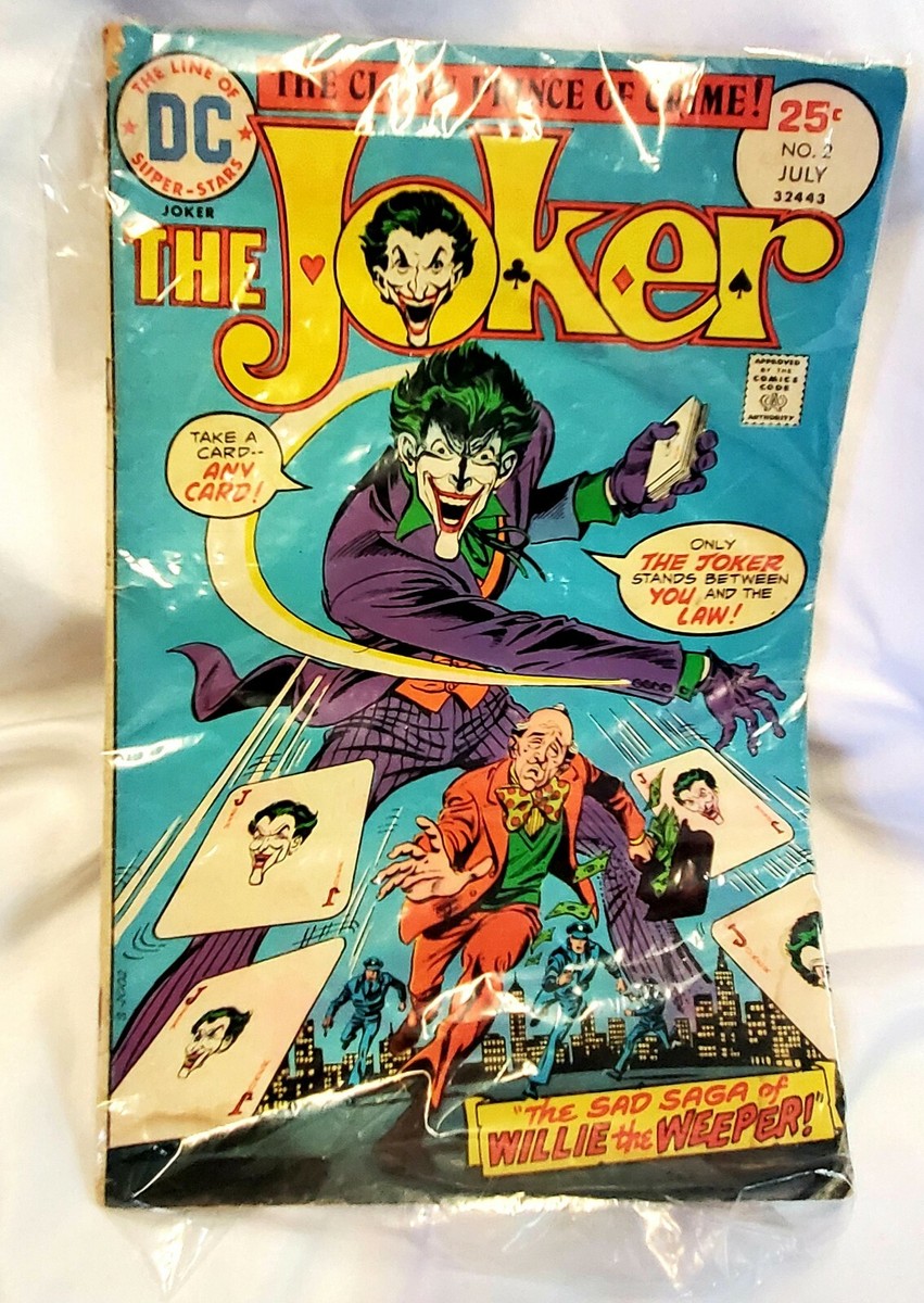 DC THE JOKER THE CLOWN PRINCE OF CRIME THE WILLIE THE WEEPER