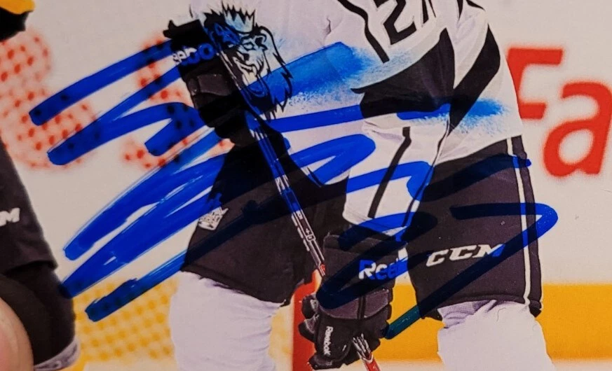 AUTOGRAPHED Michael Mersch 14-15 Upper Deck #80 SIGNED Manchester Monarchs AUTO - Image 3 of 3