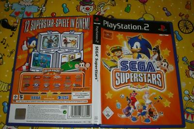 Sega Superstars (Sony PlayStation 2, 2004, DVD-Box 12 Superstar Spiele  # LB 46
