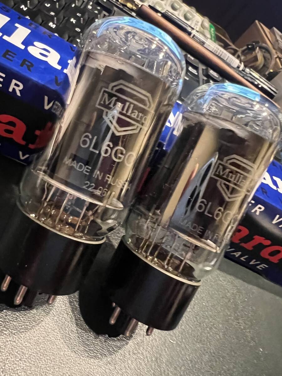 Mullard 6L6Gc Matched Pair Vacuum Tube Mcintosh Mc240 Mc40 Mullard 6L6Gc Matched Pair Vacuum Tube Mcintosh Mc240 Mc40
