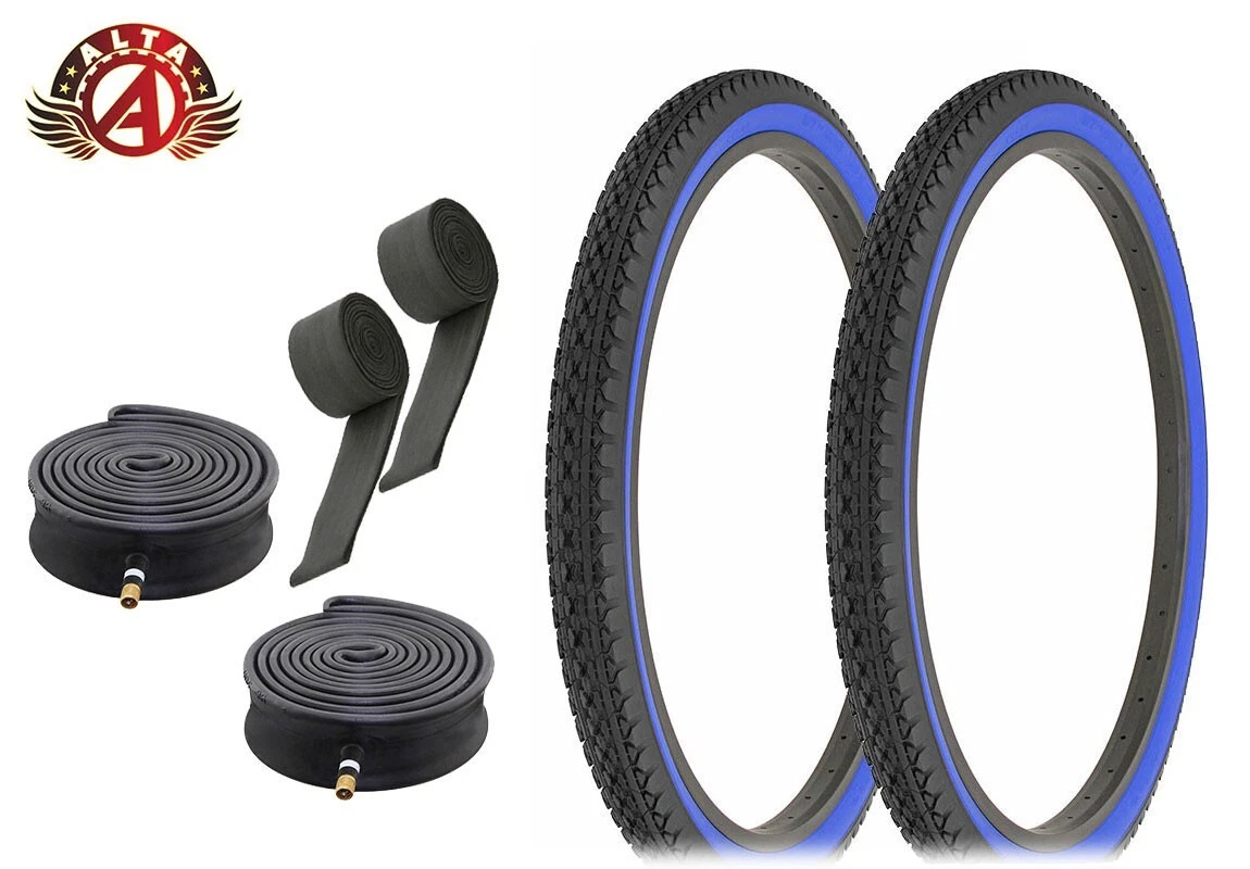 Blue Bicycle Tires for BMX Bike 24 in Wheel for sale | eBay