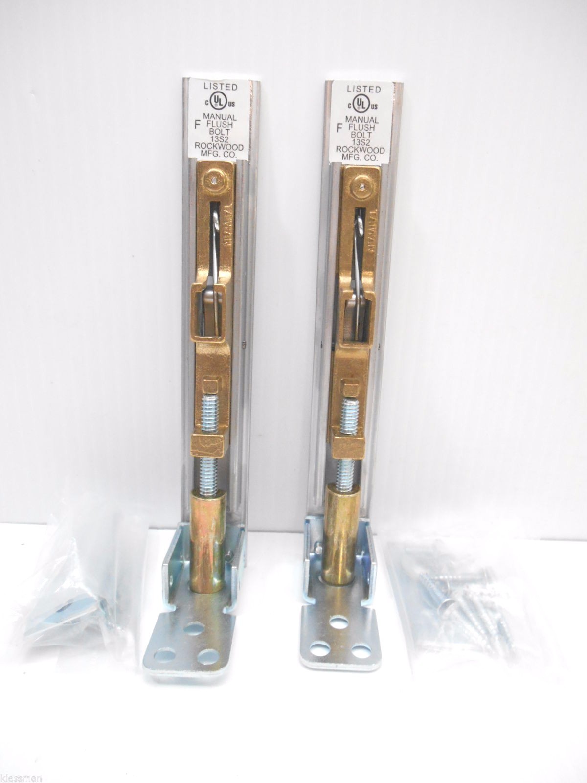 2Pack Rockwood 557.26D Assa Abloy Flush Bolt Satin Chrome eBay