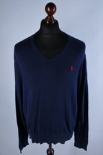 Polo by Ralph Lauren Classic V Neck Jumper Size XL
