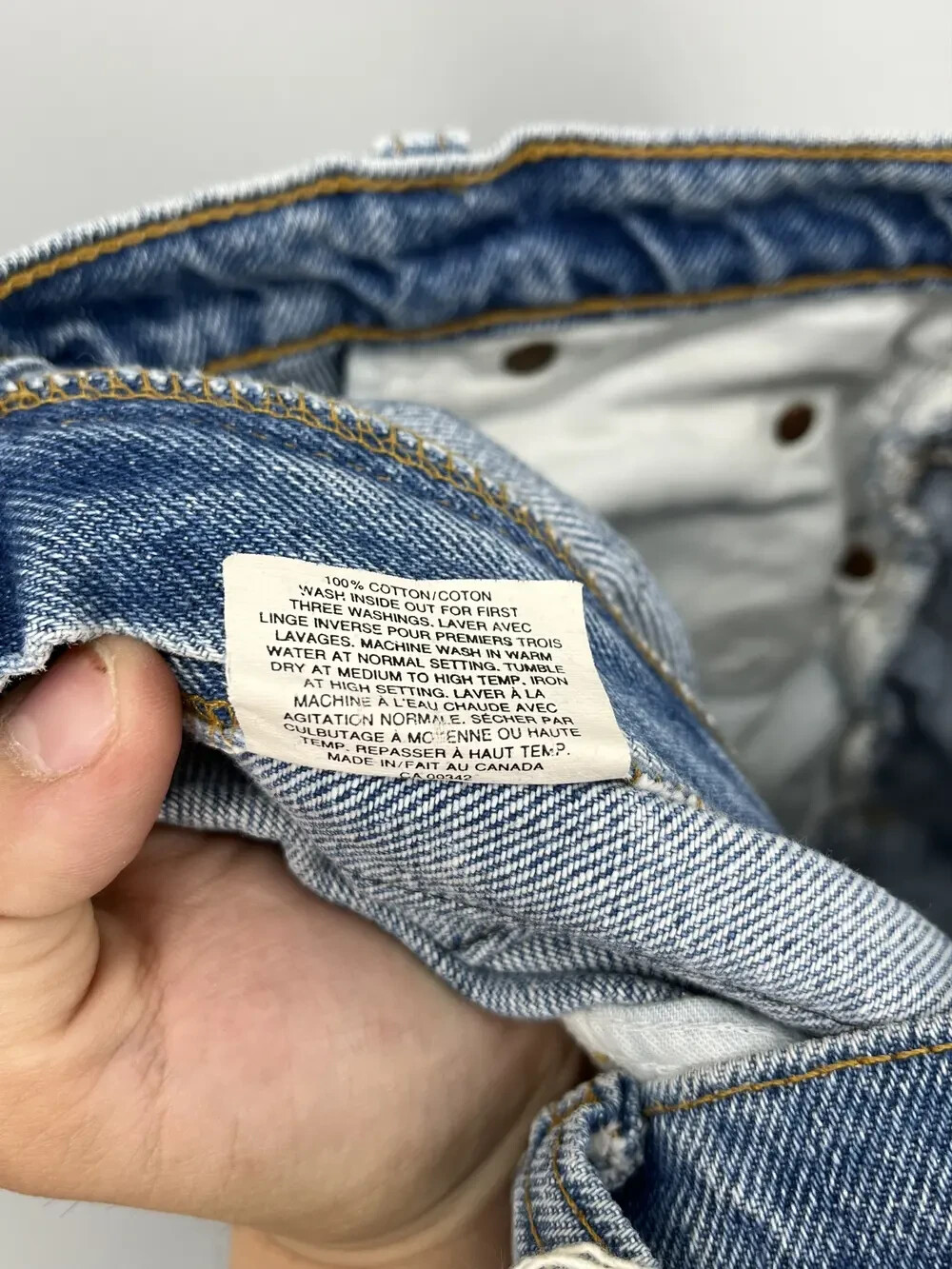 90s Levi’s 633 Patchwork Multipocket Denim Custom… - image 10