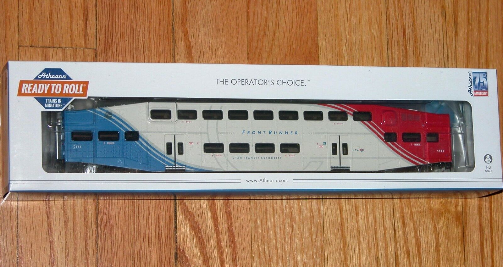 HO ATHEARN 25969 BOMBARDIER CONTROL CAR UTAH FRONTRUNNER # 111