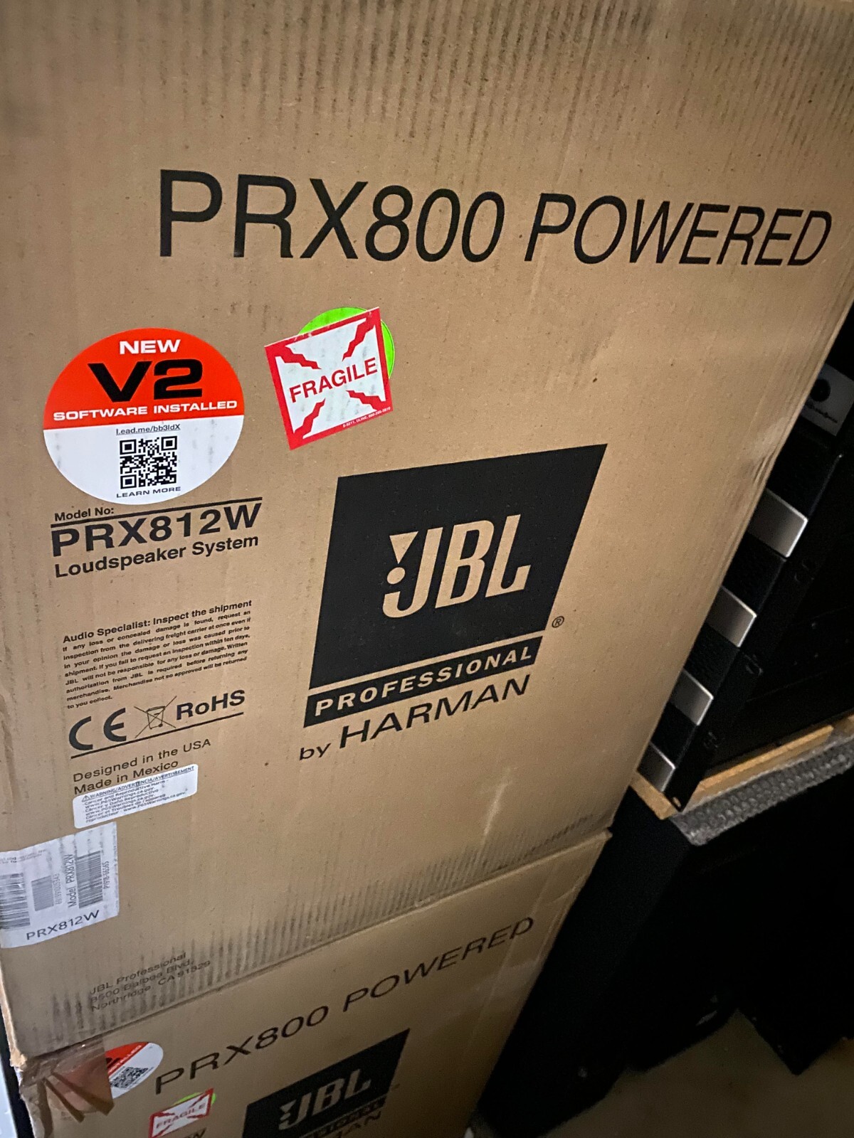 2 JBL PRX800 Loudspeaker System eBay
