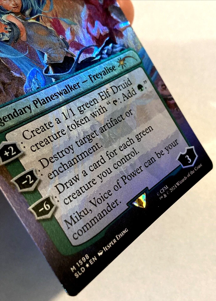 MTG Miku, Voice of Power RAINBOW FOIL Secret Lair x Hatsune Miku 1598 NM - Image 2 of 4