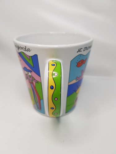 Vintage US Virgin Islands Caribbean St Croix St Thomas Pop Art Ceramic Mug Cup - Picture 5 of 10