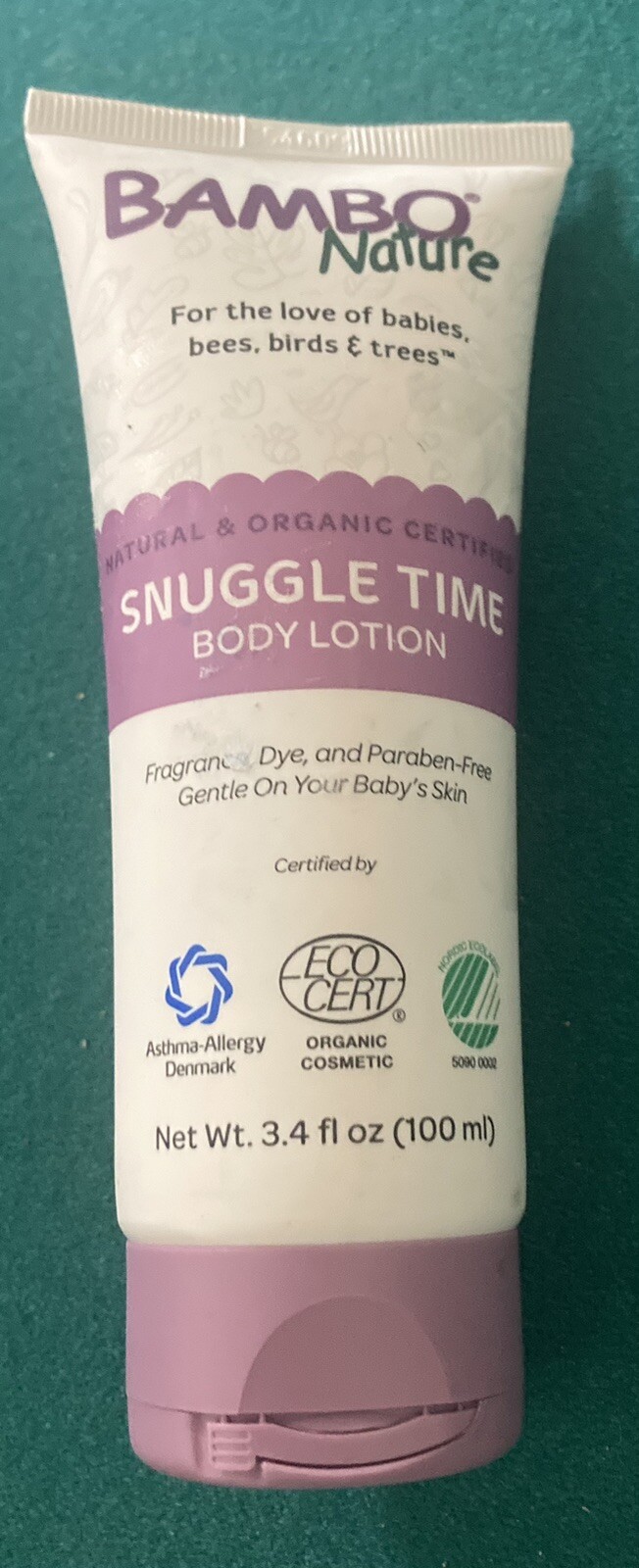 For Babies Natural Organic 3.4oz Brandnew!