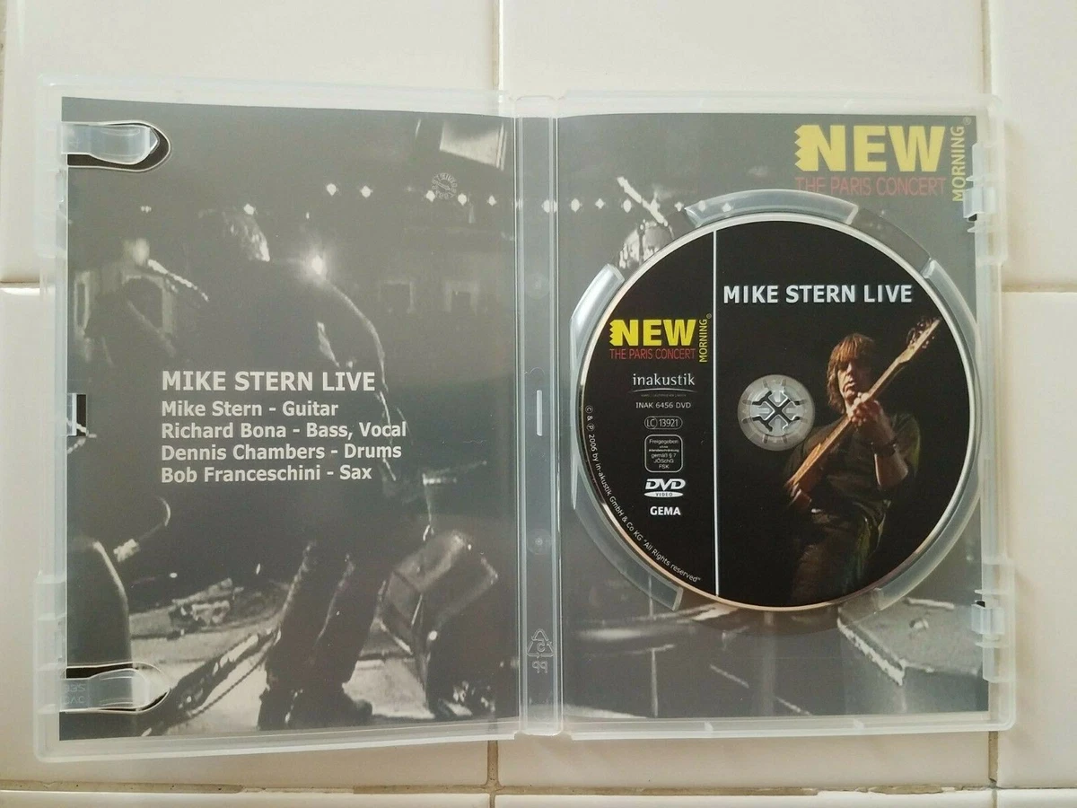 Mike Stern Live - New Morning the Paris Concert (2006, DVD)