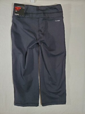 Reebok Womens Regular Fit Capri Yoga Pants Leggings Black Size Small - NWT