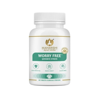 Maharishi Ayurveda Worry-Free Ayurvedic PACK 60 Tablets (Pack of 1)
