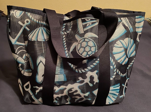 Vera Bradley Shore Enough Mesh Beach Tote Towel Bundle - NWT - Picture 2 of 3