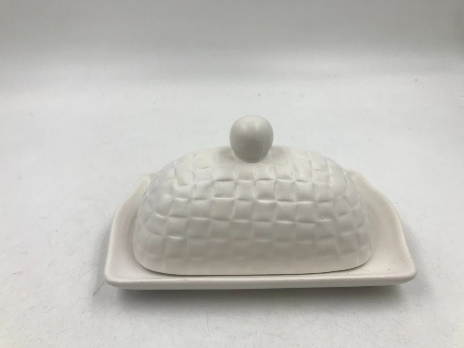 Shabby Chic 7in Ceramic Country Butter Dish AA02B35026