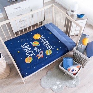 spaceship crib bedding