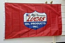 Lucas Oil Banner Flag 3x5 ft Mancave Garage MX/SX