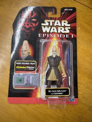 Star Wars  KI-ADI-MUNDI w/ Saber  Power of the Force Action Figure  1998  Kenner