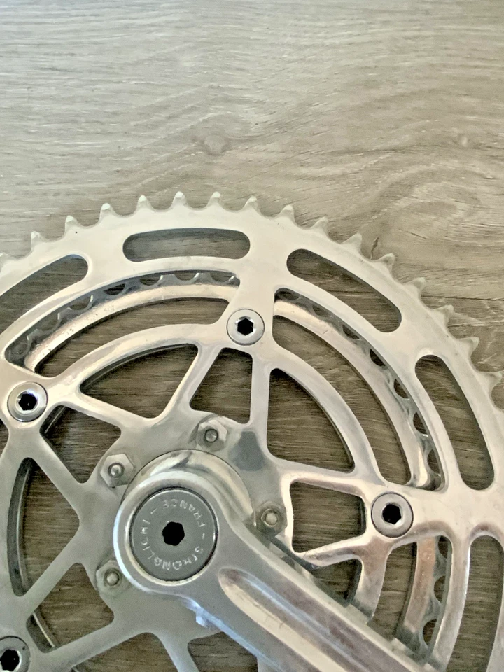 JUEGO DE BIELAS STRONGLIGHT T52-40 DIENTES 170 MM BRAZOS ROSCADOS FRANCESES 6, 7 U 8 VELOCIDADES Foto 3 de 4