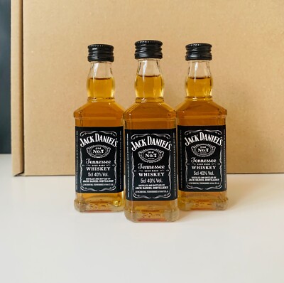 3x JACK DANIELS OLD No.7  Geschenk Set | 3x JD Mini 5cl 40% NEU
