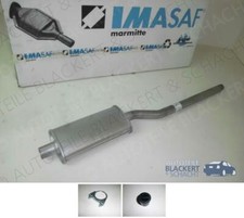 IMASAF Auspuff MSD Mitteltopf für Ford TAUNUS + Coupe + Turnier 1300/1600