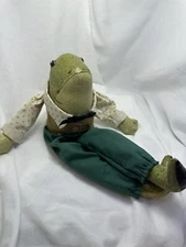 Vintage✨ RARE✨ Judy Wachlin Handpainted Frog Doll Man ✨NWT