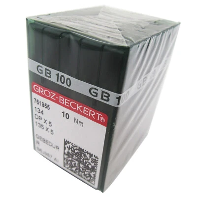 100 Groz-Beckert 134 135X5 DPX5 SY1955 Gebedur Titanium Sewing Machine Needles
