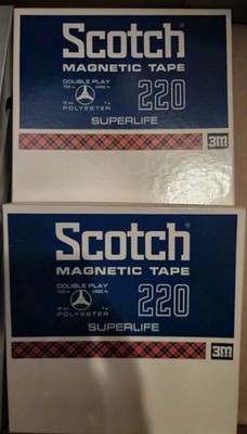 scotch magic tape 220 540m Superlife 2Stück Tonband 