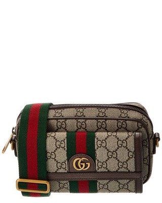 Gucci Ophidia Mini Gg Supreme Canvas & Leather Messenger Bag Women's  Os