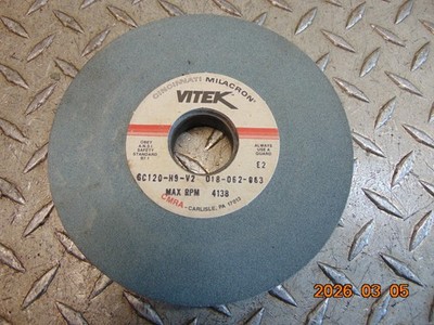 CINCINNATI MILACRON 6C120-H9-V2 018-062-963 VITEK GRINDING WHEEL MAX RPM 4138