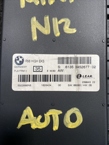 2009 Mini Cooper N12 Footwell Body Control Module OEM 3452677 - Foto 2 di 6