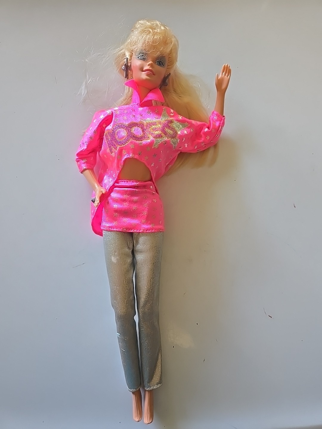 Vintage Mattel 1986 Barbie and the Rockers doll with silver metallic pant OBO