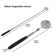 Adjustable Car Folding Tool Extendable Telescopic Inspection Mirror 360° 50mm