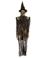 Schreckliche Waldhexe Mit Sound, Licht & Bewegung Als Halloween HäNgefigur 153
