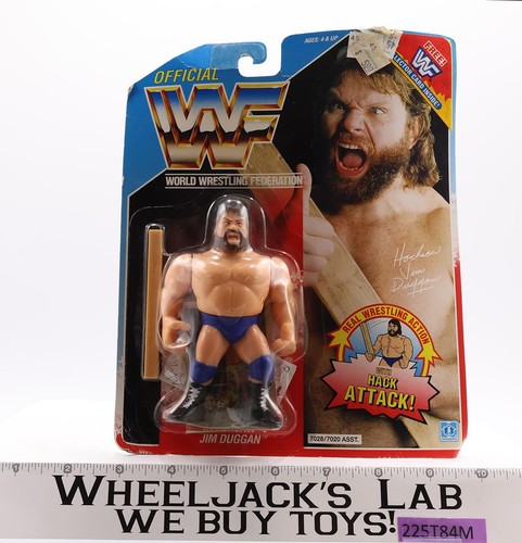 Hacksaw Jim Duggan WWF Wrestling 1990 Hasbro Actio...