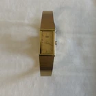 Vintage Seiko Ladies Tank Style Quartz Watch Gold Tone 2E20-5259 Japan