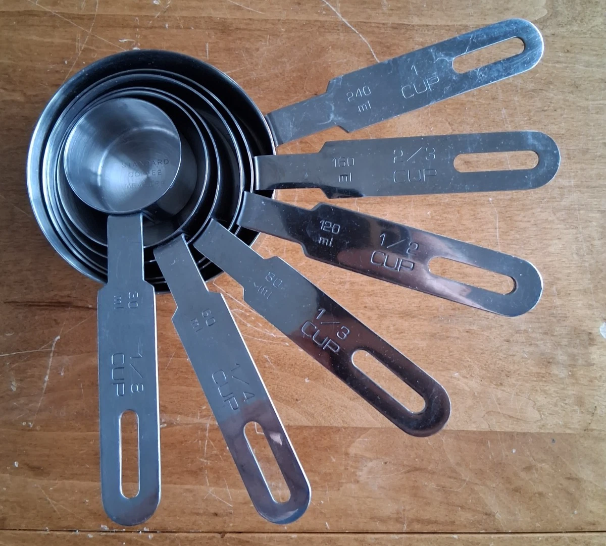 Endurance Stainless Steel 6 Pc Nesting Measuring Cups 1/8, 1/4, 1/3, 1/2, 2/3, 1
Opens in a new wind