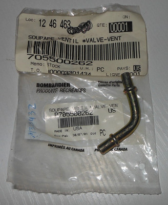 Can-Am NOS VENT VALVE 705500262